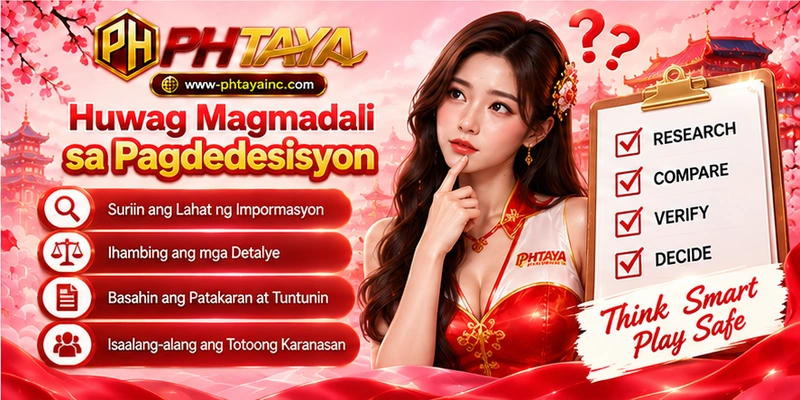 Huwag Magmadali sa Pagdedesisyon