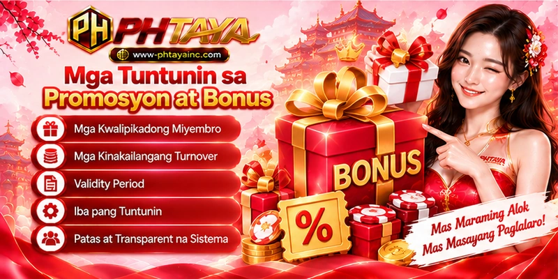 Mga Tuntunin sa Promosyon at Bonus Mga Tuntunin sa Promosyon at Bonus