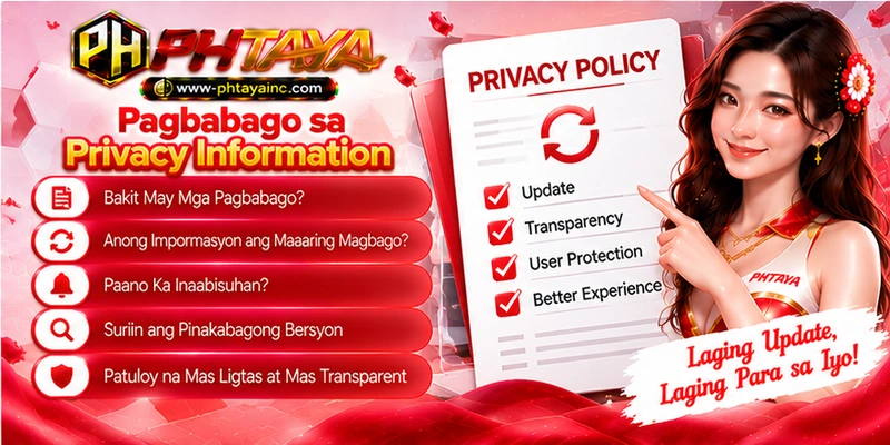 Pagbabago sa Privacy Information