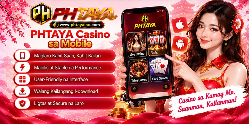PHTAYA Casino sa Mobile